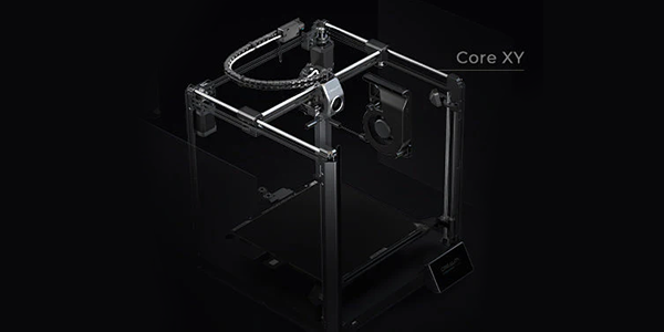 Core-XY design with 190g printhead.