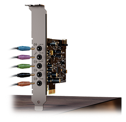 Refurbished Creative Sound Blaster Audigy Fx 5.1 PCIe Sound Card (SB1570)