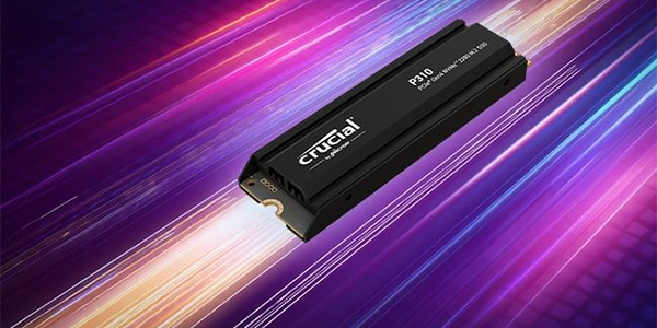P310 M.2 SSD illustrated with motion trails to highlight speed
