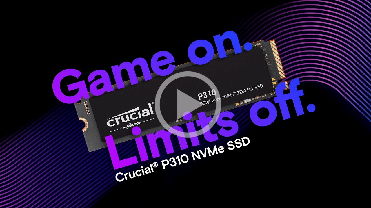Crucial P310 2TB M.2 (2280) PCIe Gen 4 NVMe SSD LN151605 Crucial P310 2TB M.2 (2280) PCIe Gen 4 NVMe SSD LN151605
