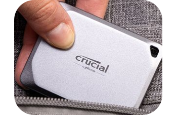 Crucial X9 Pro 1To SSD Portable - Jusqu'à 1050Mo/s en lecture et