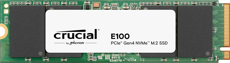 Crucial E100 1TB PCIe Gen4 2280 NVMe M.2 SSD LN154935