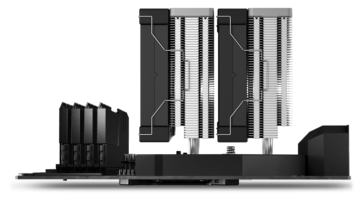 DeepCool AK620 in-situ on Motherboard