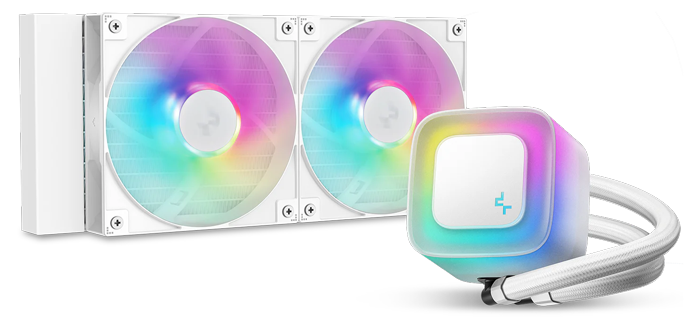 DeepCool LQ240 WH 240mm液体冷却 LQ240 WH - DeepCool