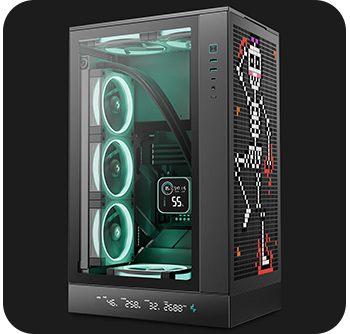 Deepcool CH270 Digital Black Tempered Glass MicroATX/Mini-ITX Case