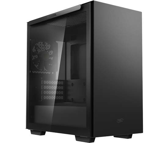 Deepcool MACUBE 110 Black Mini Tower Tempered Glass PC Gaming Case