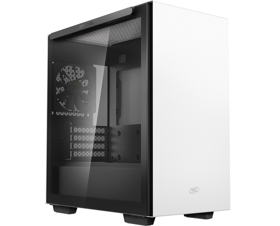 Deepcool MACUBE 110 White Mini Tower Tempered Glass PC Gaming Case