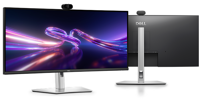 34-inch Pro P 34 USB-C Hub Webcam WQHD IPS Curved Monitor from Dell.