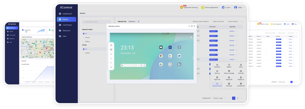 iicontrol interface