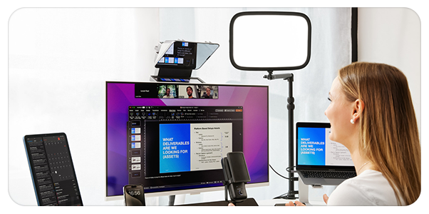Webcam on monitor