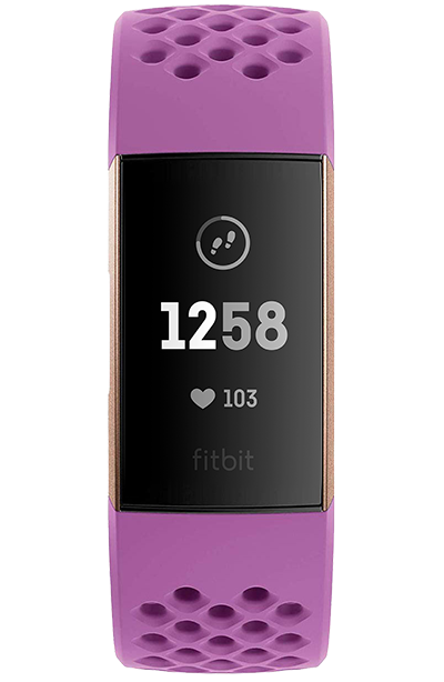 fitbit charge 3 berry rose gold