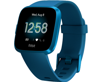 marina blue fitbit versa lite