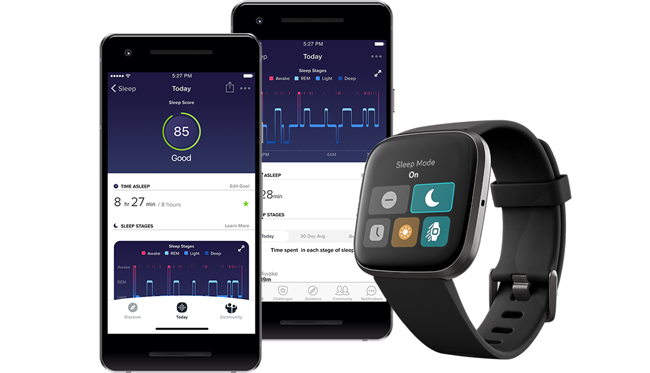 fitbit versa not tracking sleep