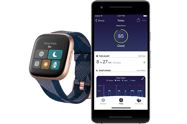 fitbit versa 2 sleep tracking