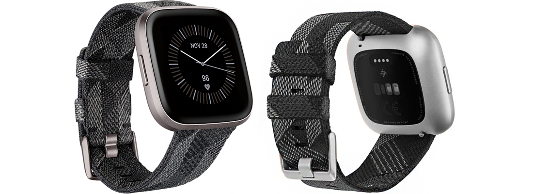 fitbit versa 2 special edition smoke woven