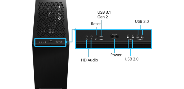 Complete I/O with USB TYPE-C