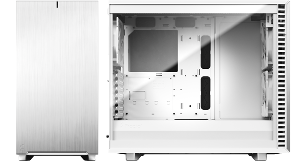 Define 7 Mid Tower Windowed Gaming PC Case in White