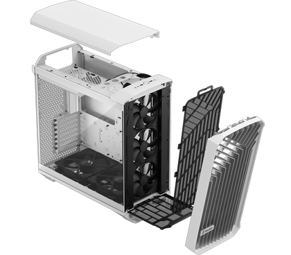 Fractal Design Torrent TG Clear (Blanc) - FD-C-TOR1A-03 