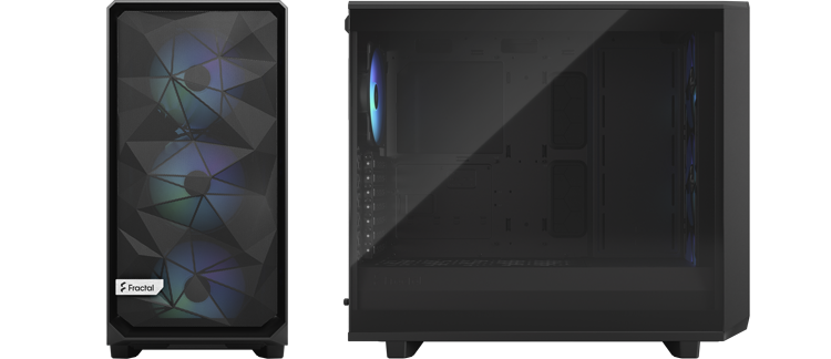 Fractal Meshify 2 Lite RGB Black TGL PC Case