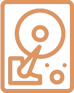 Outline of a hard drive
