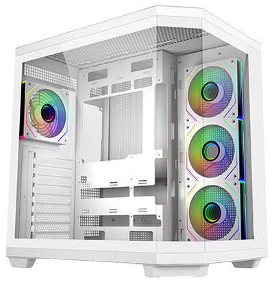 Angled shot of U580 Dual Chamber ATX Mid Tower
