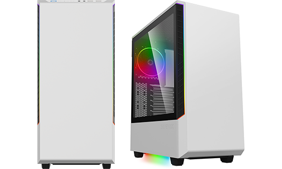 game max panda pc case white