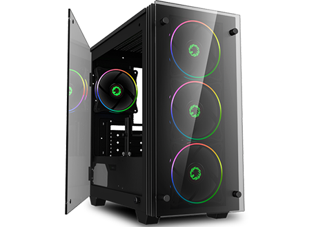 tempered glass side panel