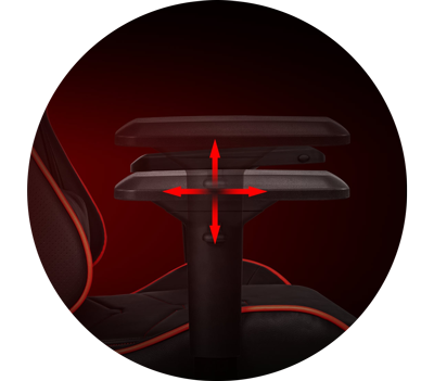 4D armrests