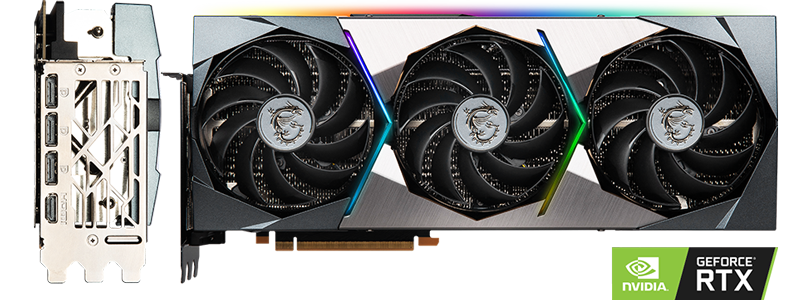 MSI NVIDIA GeForce RTX 3090 Ti Suprim GPU 