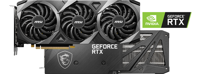 MSI NVIDIA GeForce RTX 3060 Ti VENTUS 3X GPU