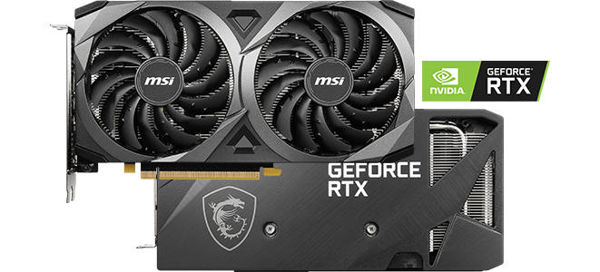 MSI NVIDIA GeForce RTX 3060 VENTUS 2X GPU 