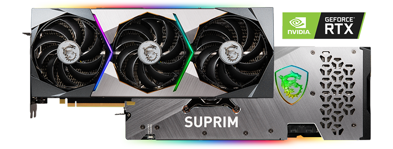 MSI NVIDIA GeForce RTX 3070 Suprim GPU