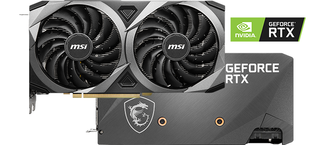 MSI NVIDIA GeForce RTX 3070 8GB VENTUS 2X OC LHR Ampere Graphics
