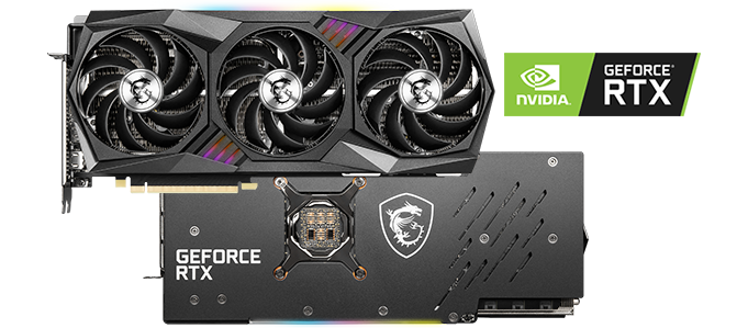 MSI NVIDIA GeForce RTX 3080 GAMING Z TRIO 12GB GPU