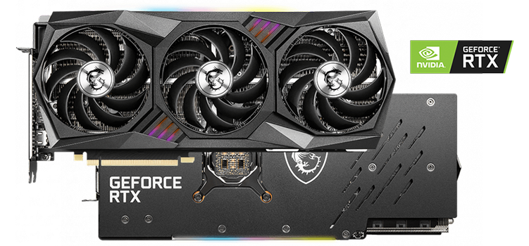 MSI NVIDIA GeForce RTX 3080 GAMING TRIO PLUS 12GB GPU