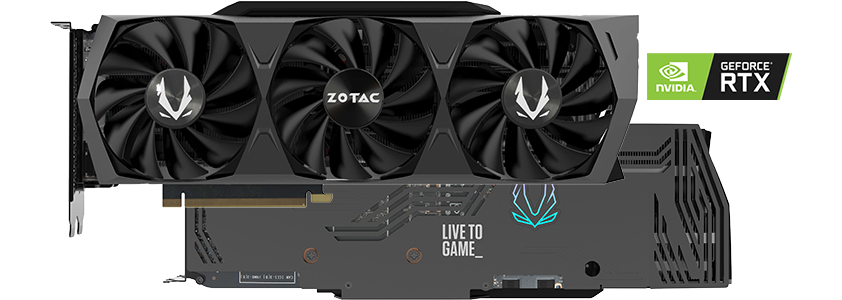 Zotac NVIDIA GeForce RTX 3080 10GB Trinity OC LHR Ampere Graphics