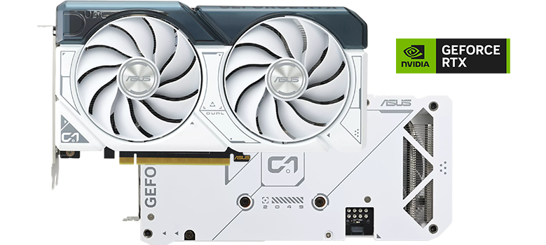ASUS NVIDIA GeForce RTX 4060 Ti 8GB DUAL OC White Ada Lovelace Graphics Card  LN138007 - DUAL-RTX4060TI-O8G-WHITE