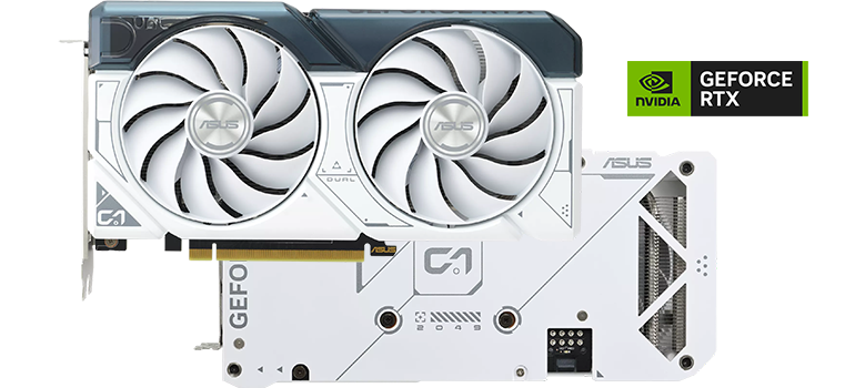 ASUS NVIDIA GeForce RTX 4060 Ti 8GB DUAL OC White Ada