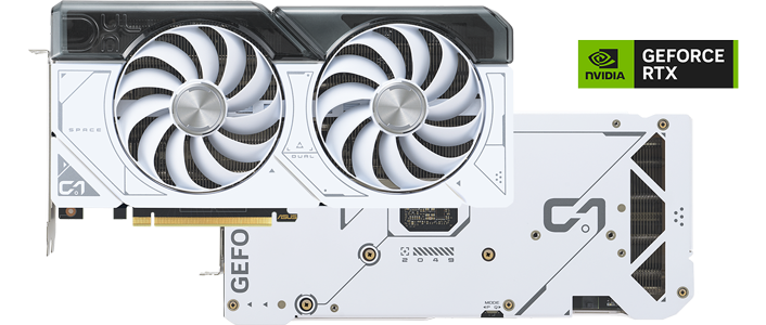 ASUS Dual GeForce RTX™ 4070 White OC Edition 12GB GDDR6X