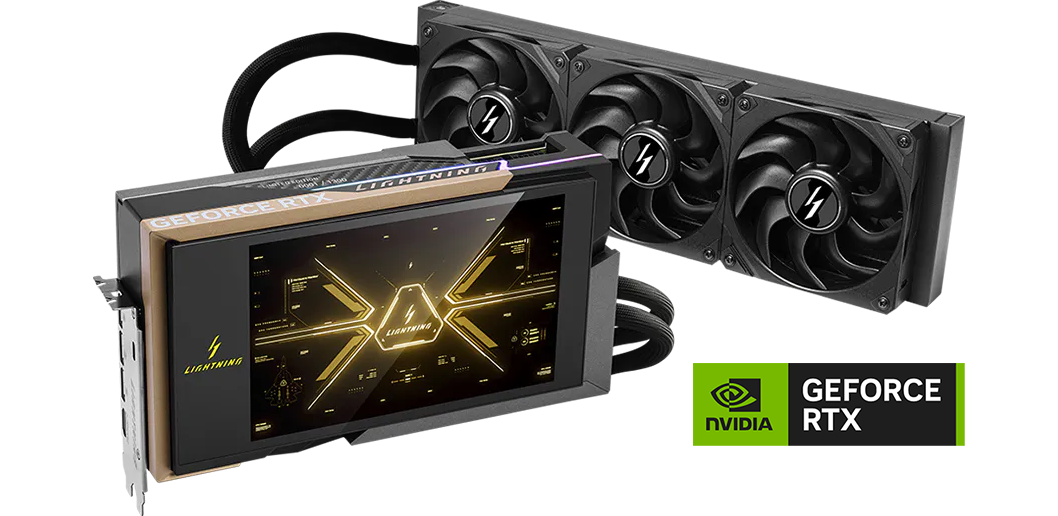 MSI NVIDIA GeForce RTX 5090 32GB LIGHTNING Z Blackwell Graphics