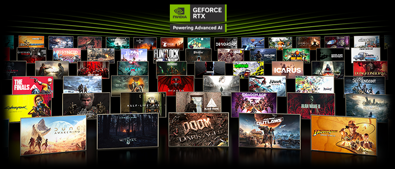 NVIDIA 50 Series Laptop GPU DLSS4 supported game library