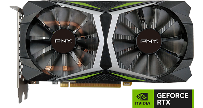 PNY NVIDIA GeForce RTX 2060 12GB UPRISING Dual Fan Turing Graphics Card LN134417 VCG206012DFMPB SCAN UK