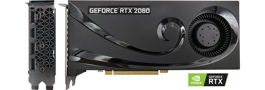 nominelt Brandy affjedring PNY NVIDIA GeForce RTX 2060 6GB Blower Turing Graphics Card LN114465 -  VCG20606BLMPB | SCAN UK