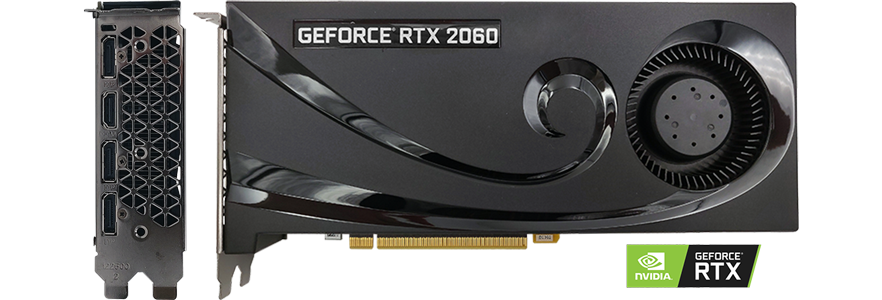 nominelt Brandy affjedring PNY NVIDIA GeForce RTX 2060 6GB Blower Turing Graphics Card LN114465 -  VCG20606BLMPB | SCAN UK