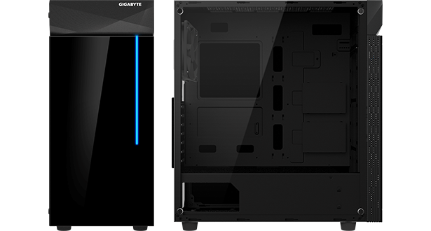 gigabyte c200 mid tower rgb gaming case
