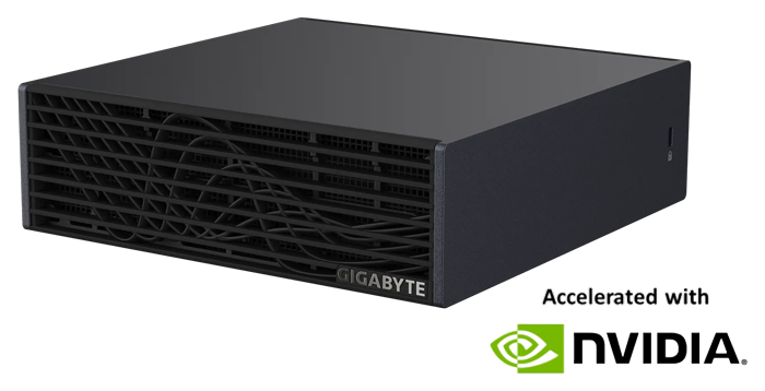 Gigabyte AI TOP ATOM Compact Desktop AI Supercomputer with Accerlerated by NVIDIA logo