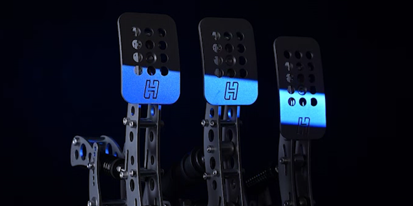 Close up of the Ultimate Plus pedal set.