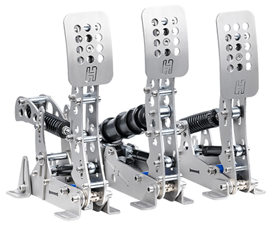 Ultimate+ 3-Pedal Set in Silver from Heusinkveld