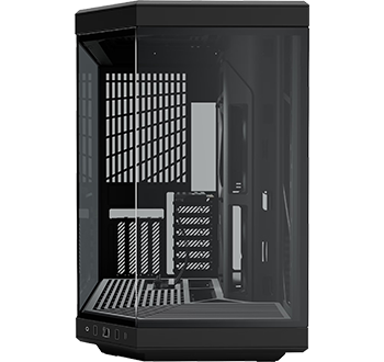 View of the front of the case