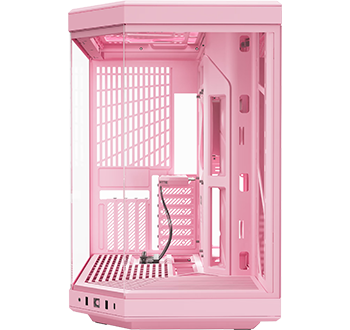 View of the front of the case